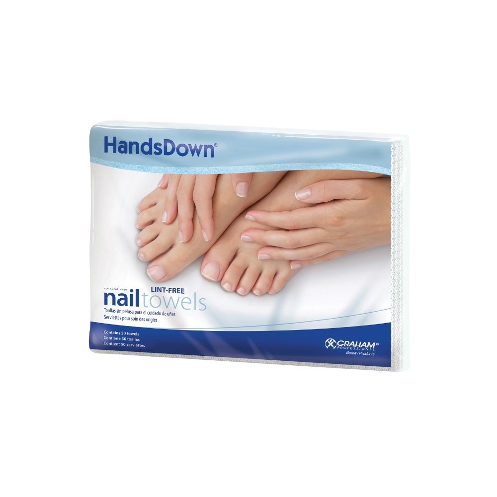 GRAHAM BEAUTY NAIL CARE TOWELS 12X16'' PACK50