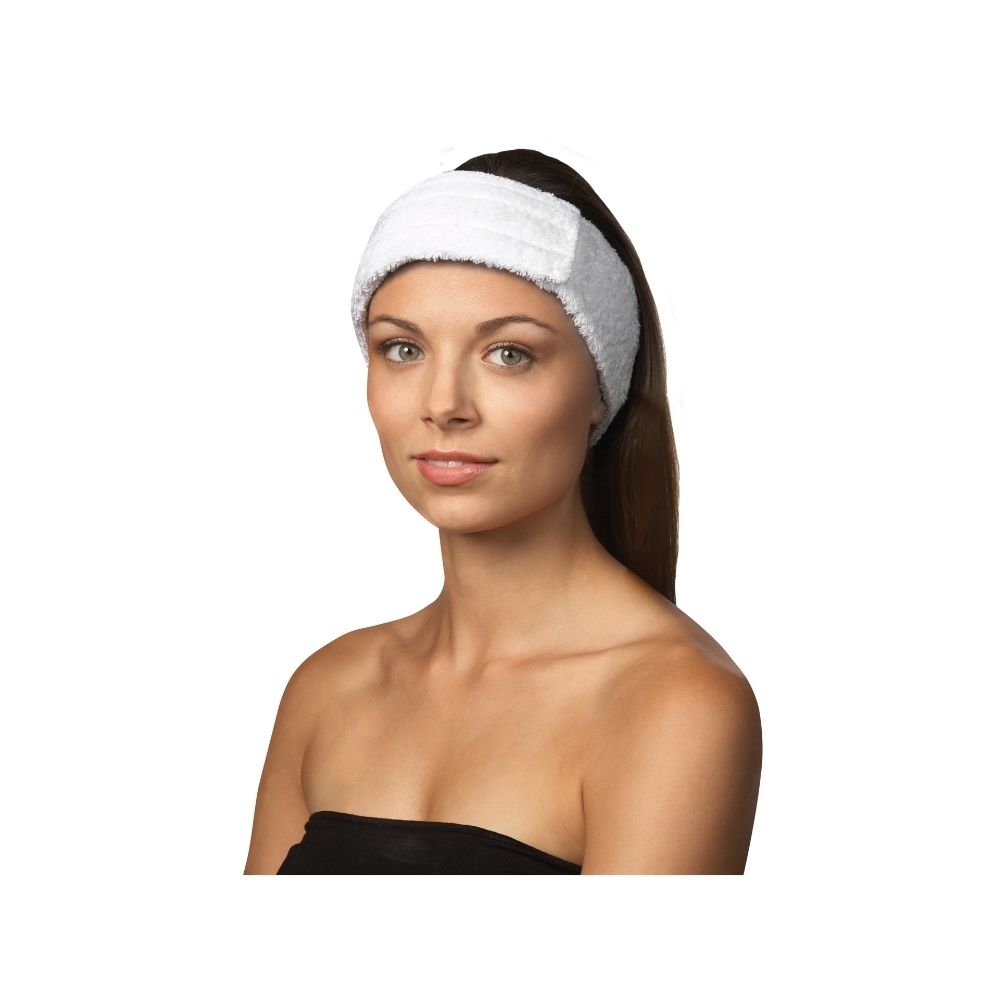 SILKINE WHITE ADJUSTABLE HEADBAND