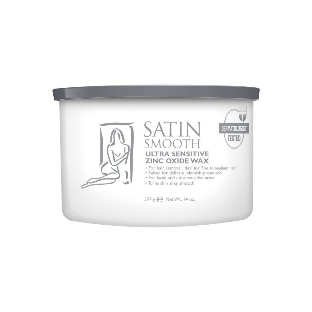 SATIN SMOOTH ULTRA-SENSITIVE ZINC OXIDE WAX 14OZ