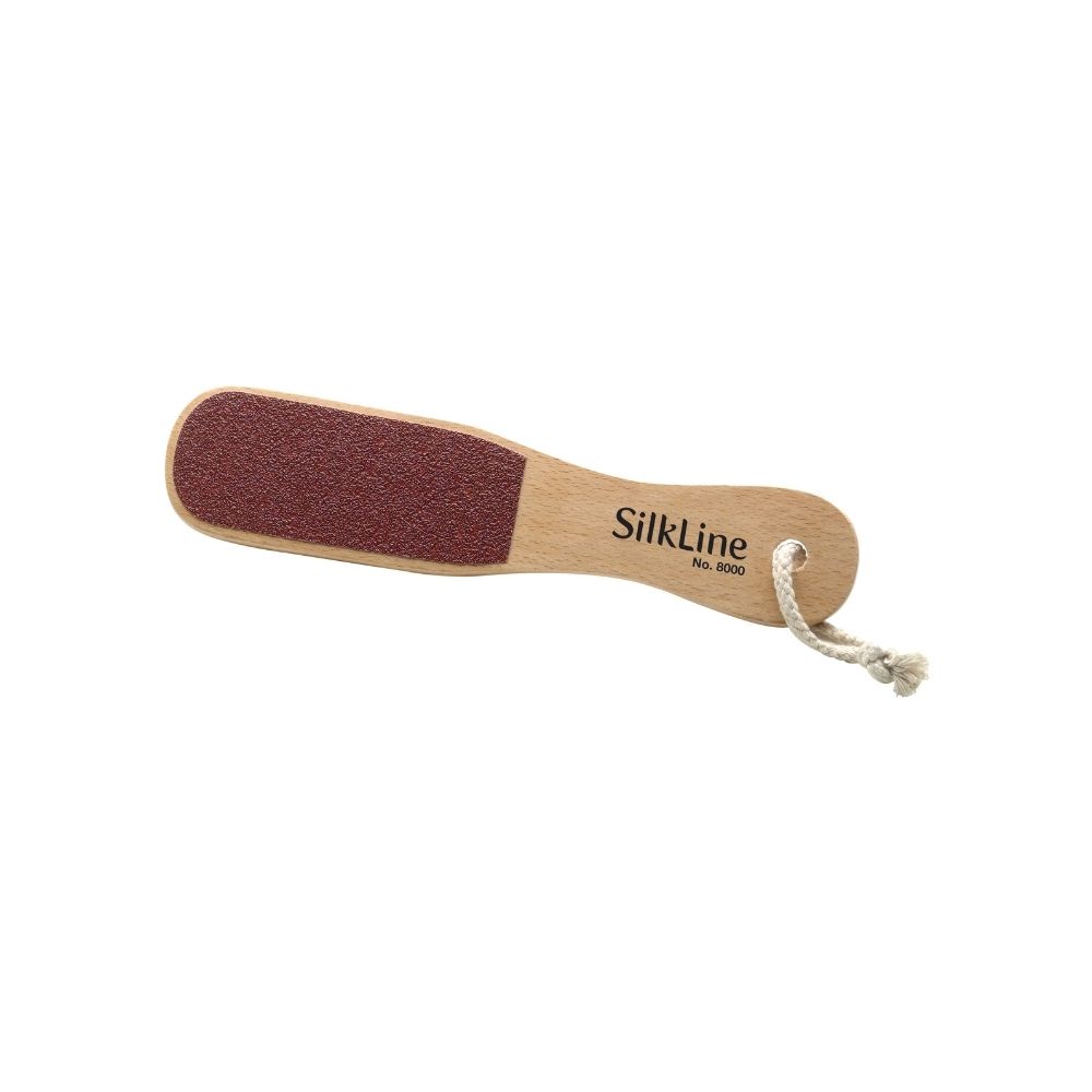 SILKLINE FOOT FILE WITH WOOD HANDLE