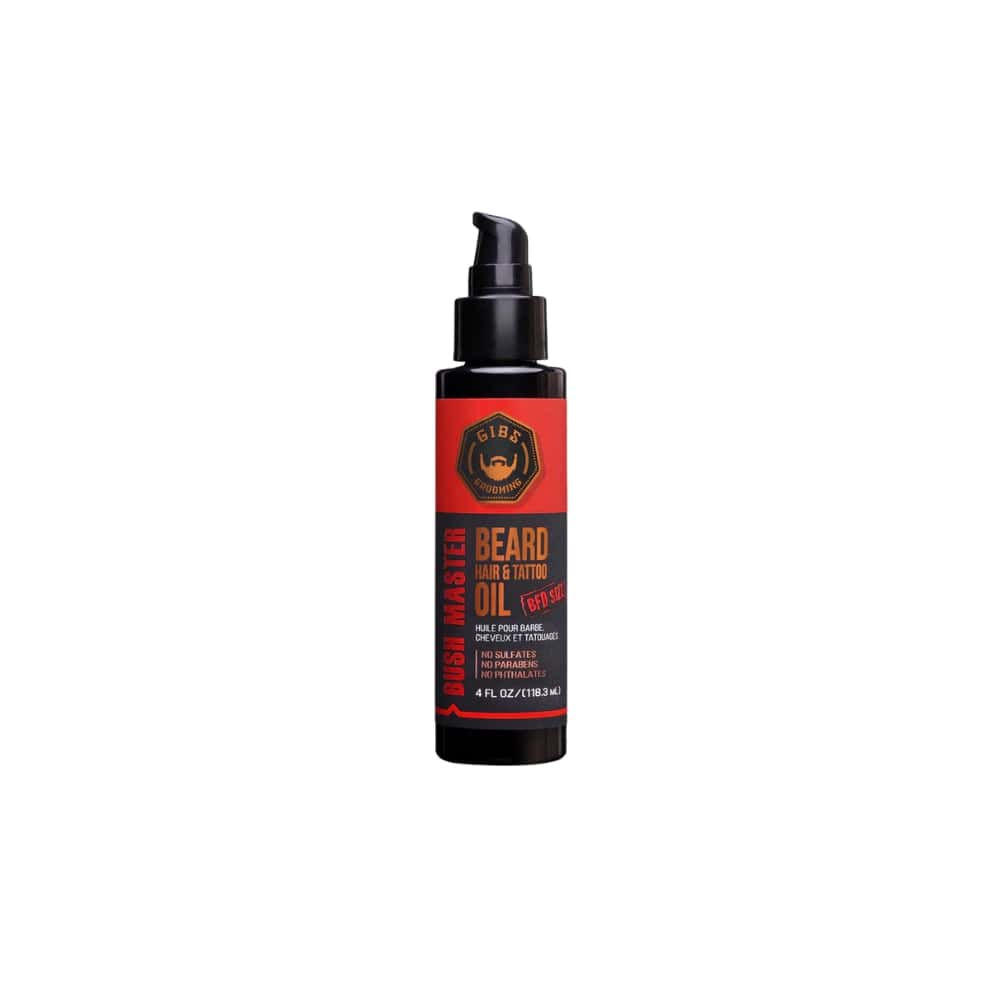 GIBS BUSH MASTER BEARD, HAIR & TATTOO OIL 118ML