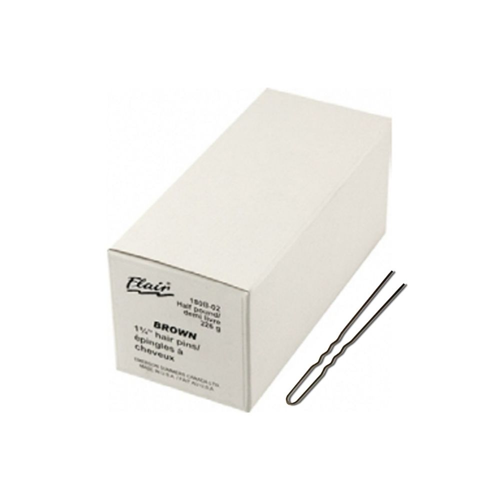 FLAIR HAIR PIN BROWN AND BRONZE 1/2LB