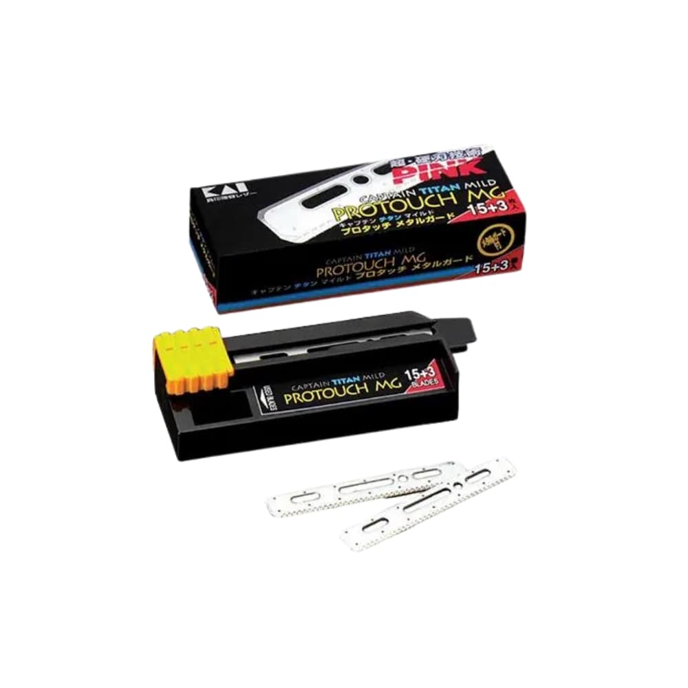 KASHO CAPTAIN PRO-TOUCH LAMES RASOIR GARDE PROTEGE 15/PQT R-BLADE-BCAPT-M