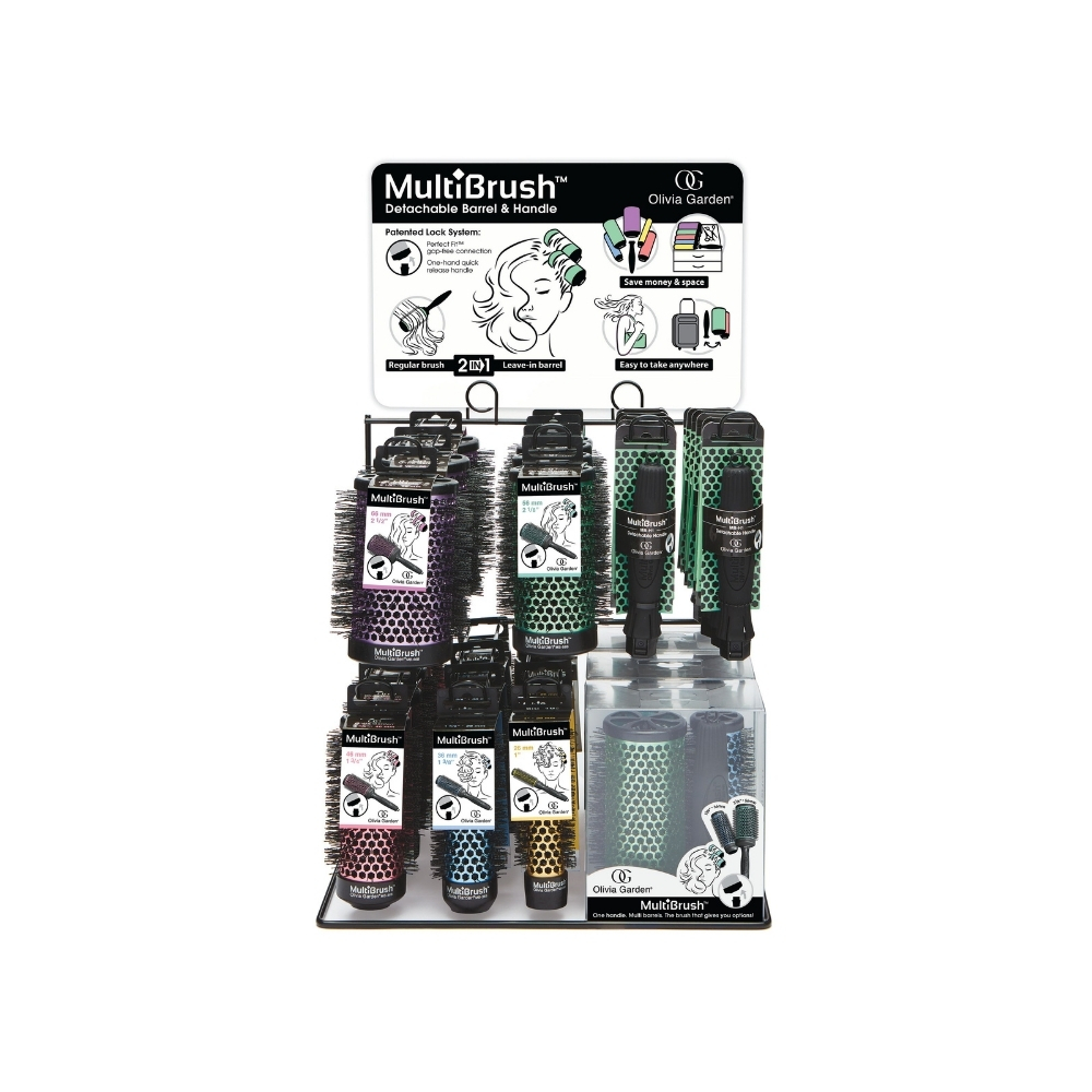 OLIVIA GARDEN MULTIBRUSH SET 34PCS INTERCHANGEABLE