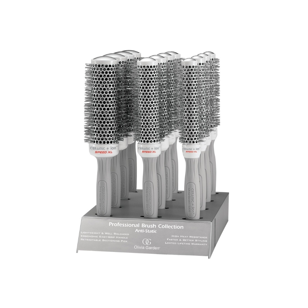 OLIVIA GARDEN CERAMIC ION SPEED XL ENS 12 BROSSES M