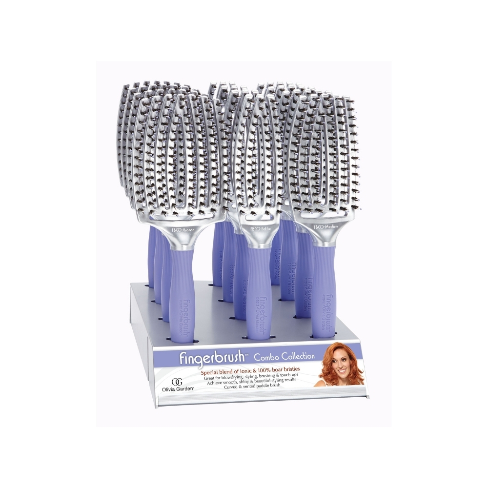 OLIVIA GARDEN FINGERBRUSH ENS 12 BROSSES COMBO