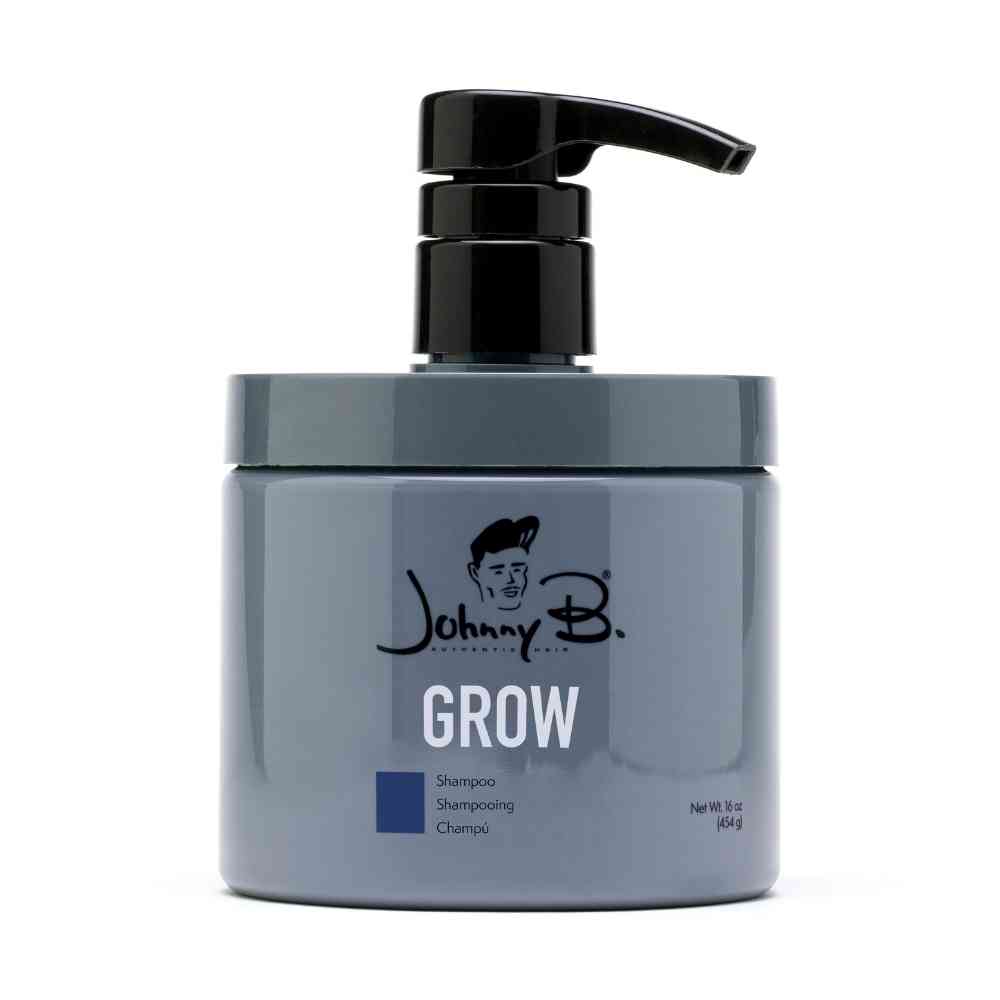 JOHNNY B GROW SHAMPOO WITH PUMP 16 OZ