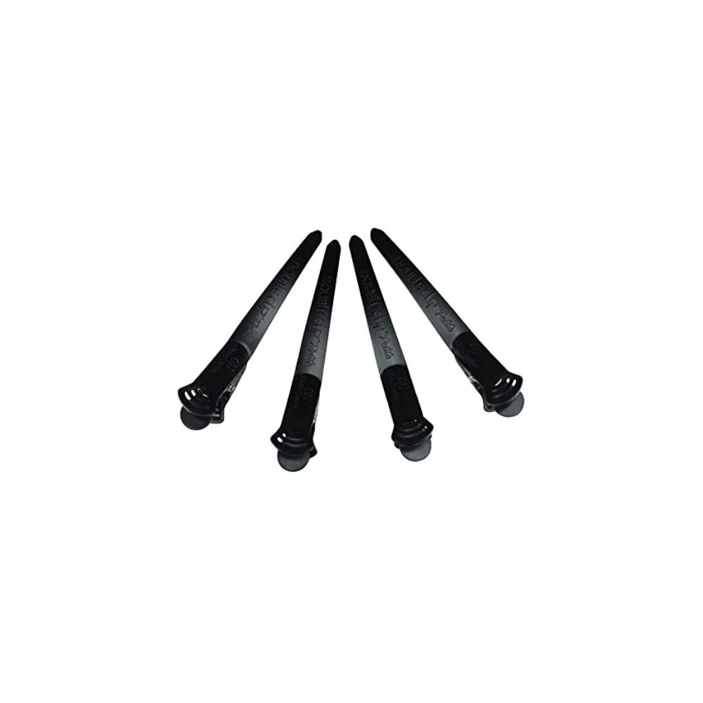 OLIVIA GARDEN DOUBLE CLIPS PETITE NOIR PQT4