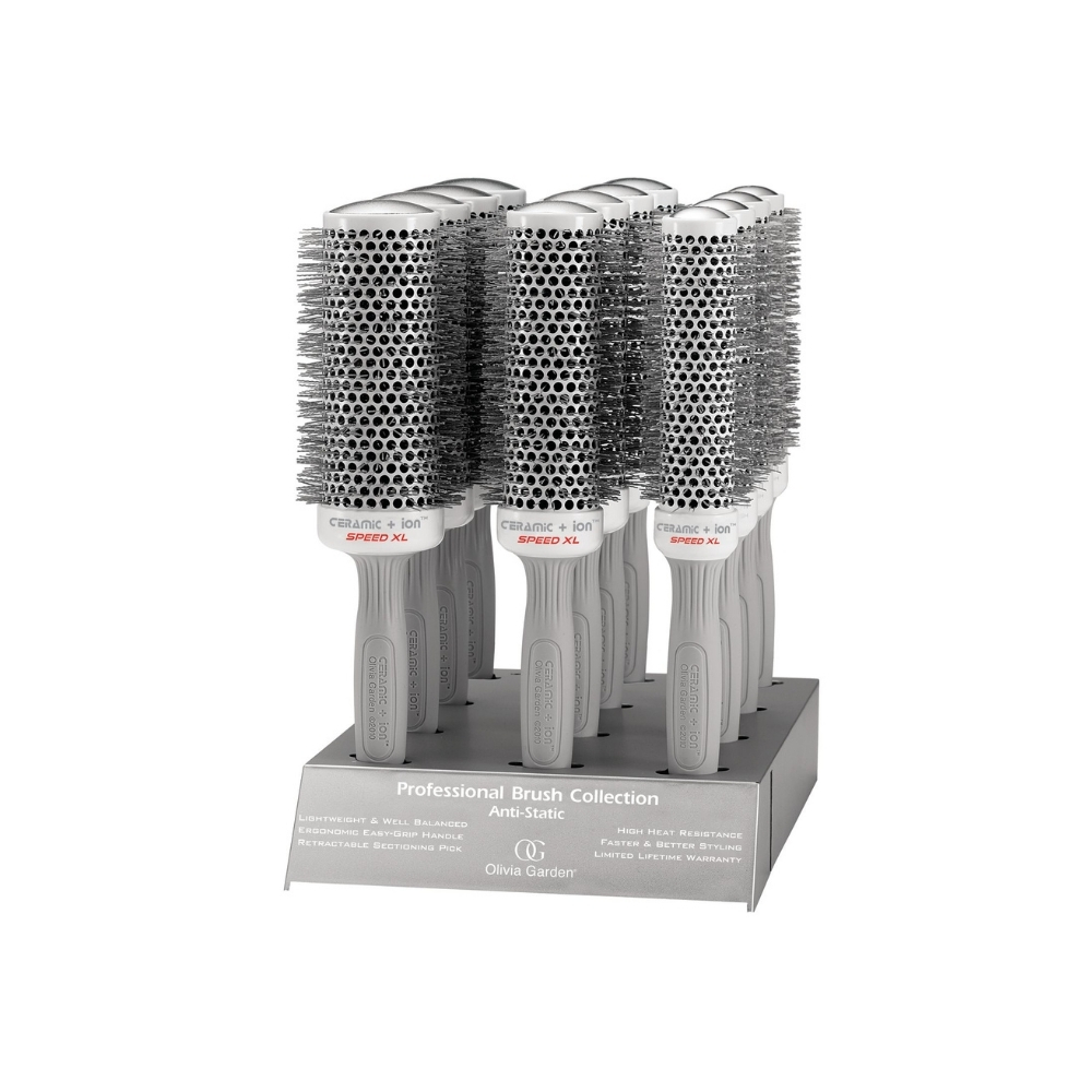 OLIVIA GARDEN CERAMIC ION SPEED XL SET 12 BRUSHES