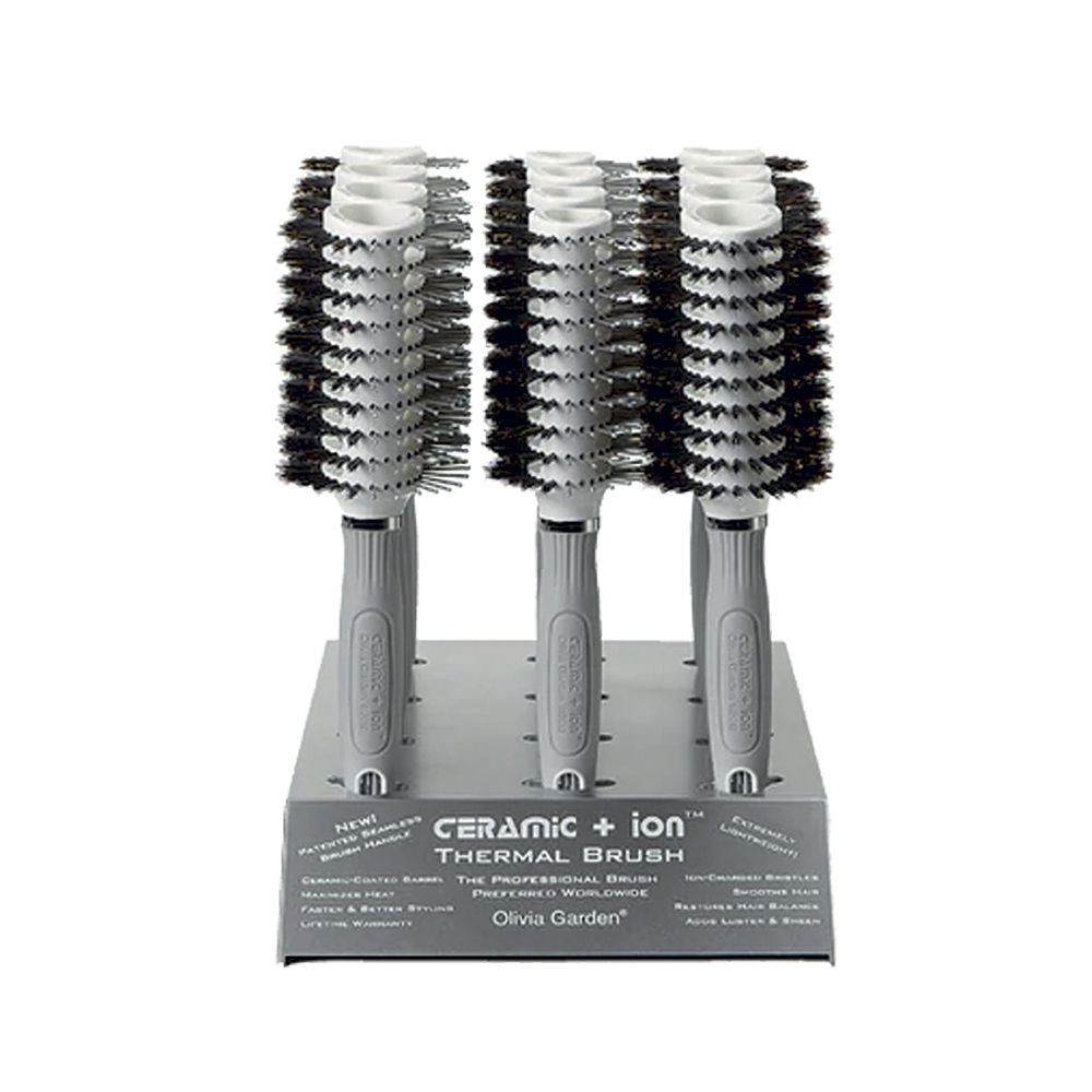 OLIVIA GARDEN CERAMIC ION TV OVAL TWIN ENS 12 BROSSE