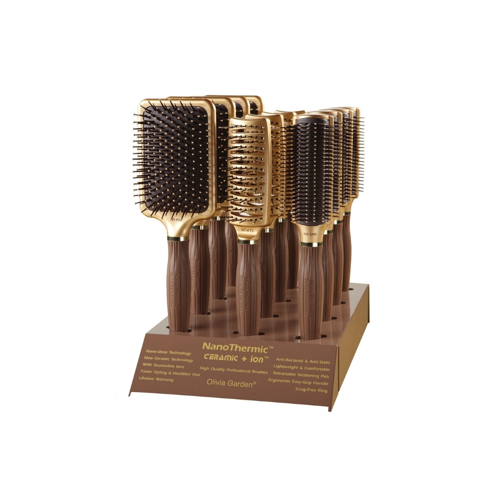 OLIVIA GARDEN NANOTHERMIC ENS 12 BROSSES STYLER