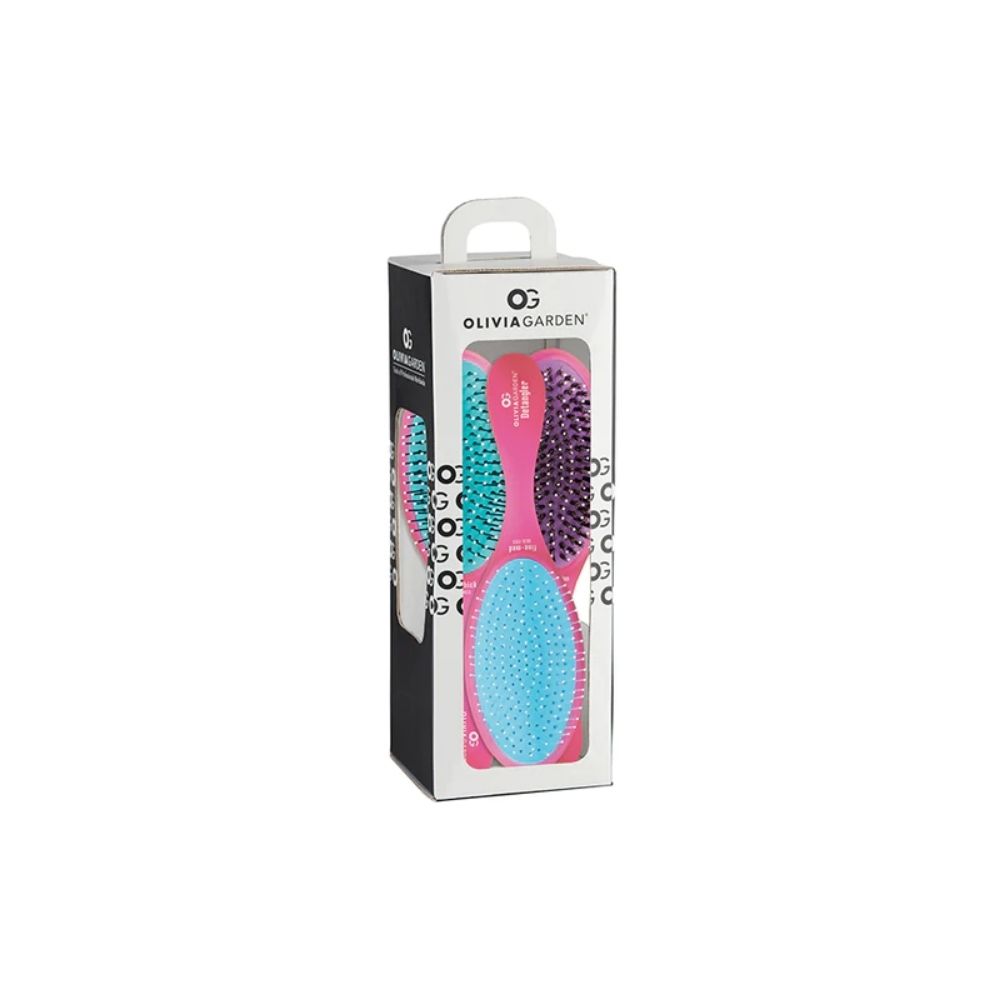 OLIVIA GARDEN OG BROSSE ENS DE 3 ROSE