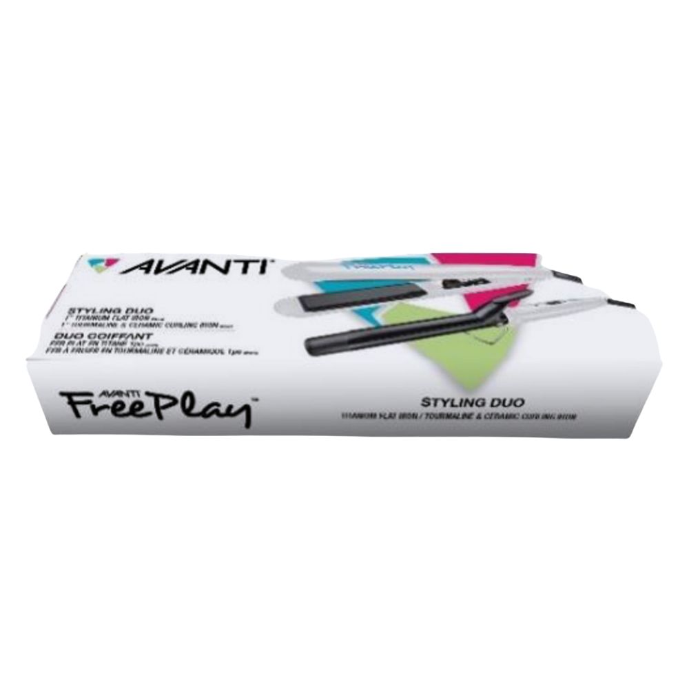 AVANTI FREEPLAY STYLING DUO CURLING IRON/FLAT IRON
