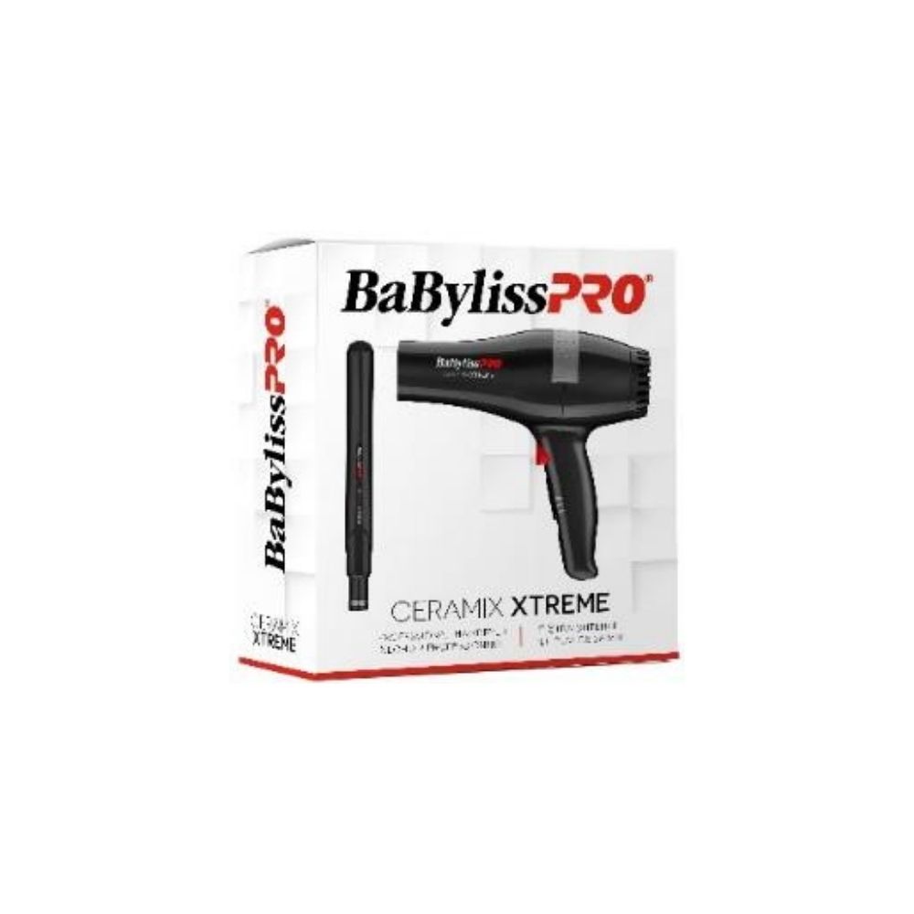 BABYLISSPRO CERAMIX XTREME DUO HAIR DRYER AND FLAT IRON