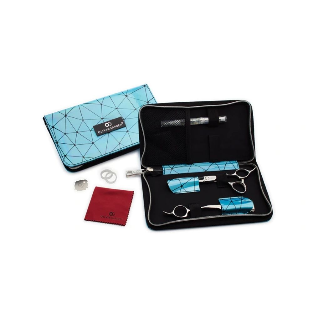 OLIVIA GARDEN DRYCUTPRO SHEAR CASE AND RAZOR DEAL LH