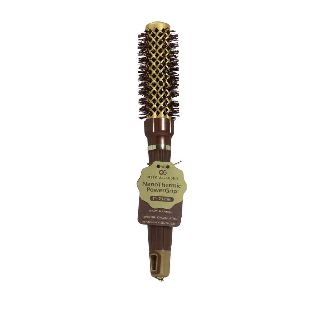 OLIVIA GARDEN NANO POWERGRIP BROSSE RONDE 24MM