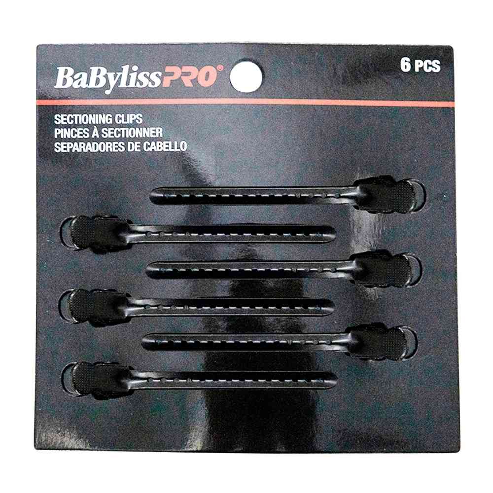 BABYLISSPRO METAL SECTIONING CLIPS PK6