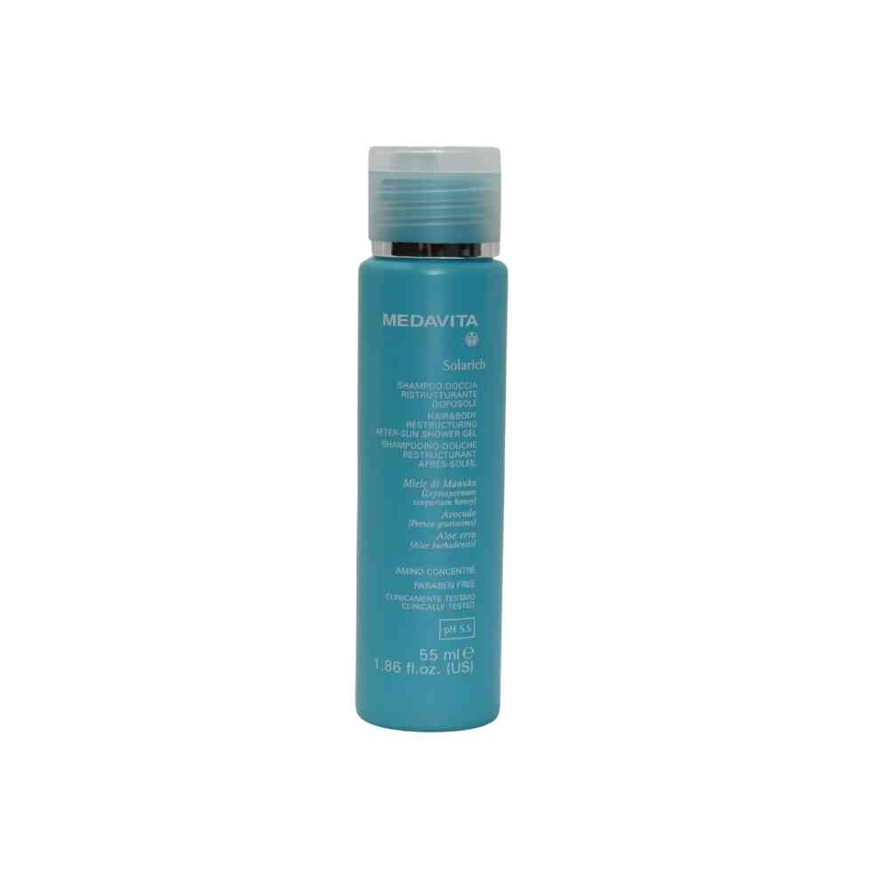 MEDAVITA SOLARICH HAIRBODY AFTERSUN SHOWER GEL 55M