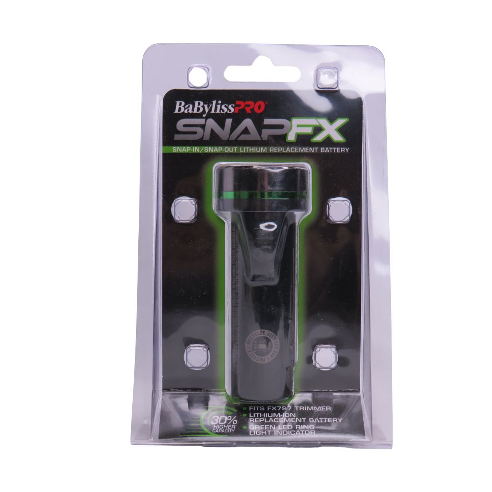 BABYLISSPRO BATTERIE GR.CAPACITE TOND.SNAPFX VERT