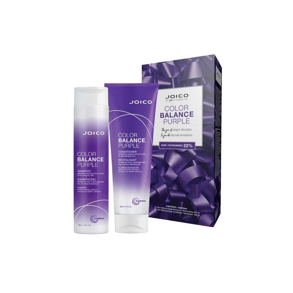 JOICO DUO COLOR BALANCE PURPLE SHAMPOOING 300ML/REVITALISANT 250ML
