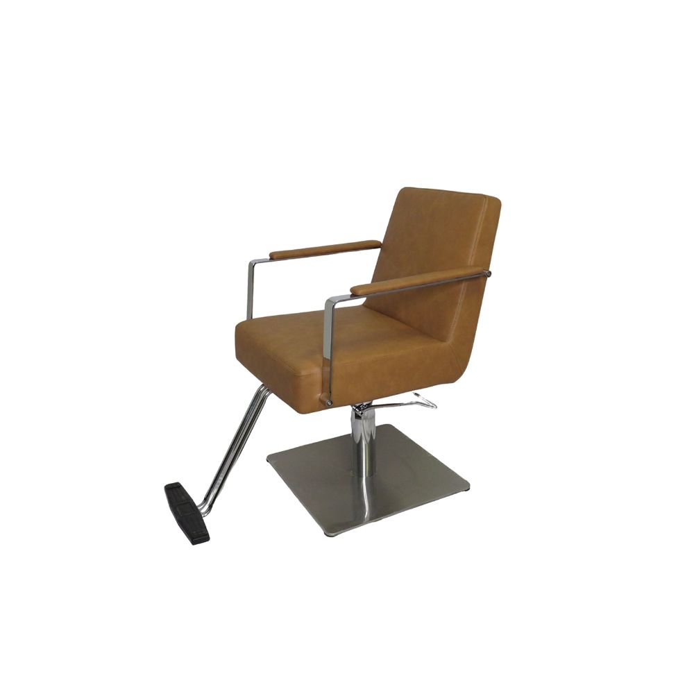 CHAISE VICKY TAN BASE HYD CARREE PIED EN T