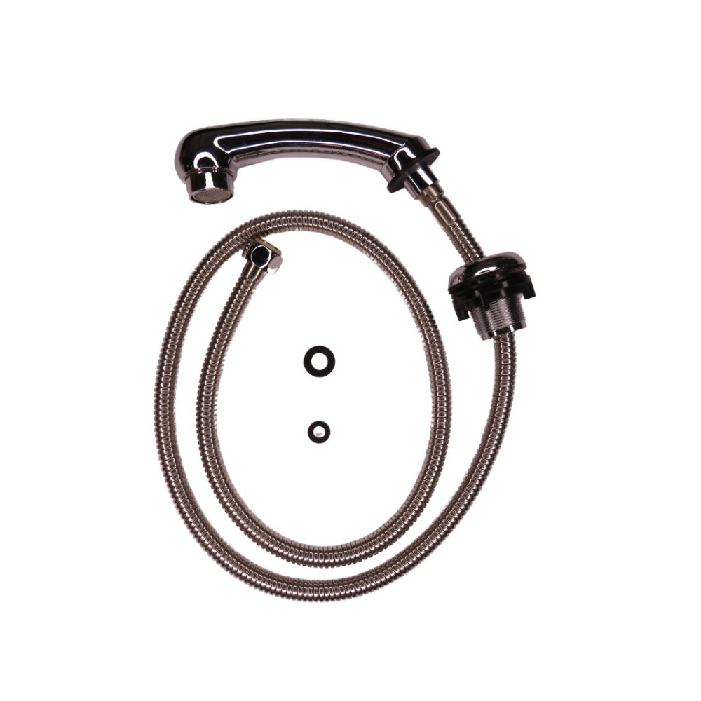 ENSEMBLE BOYAU ET DOUCHETTE ARGENT TELEPHONE