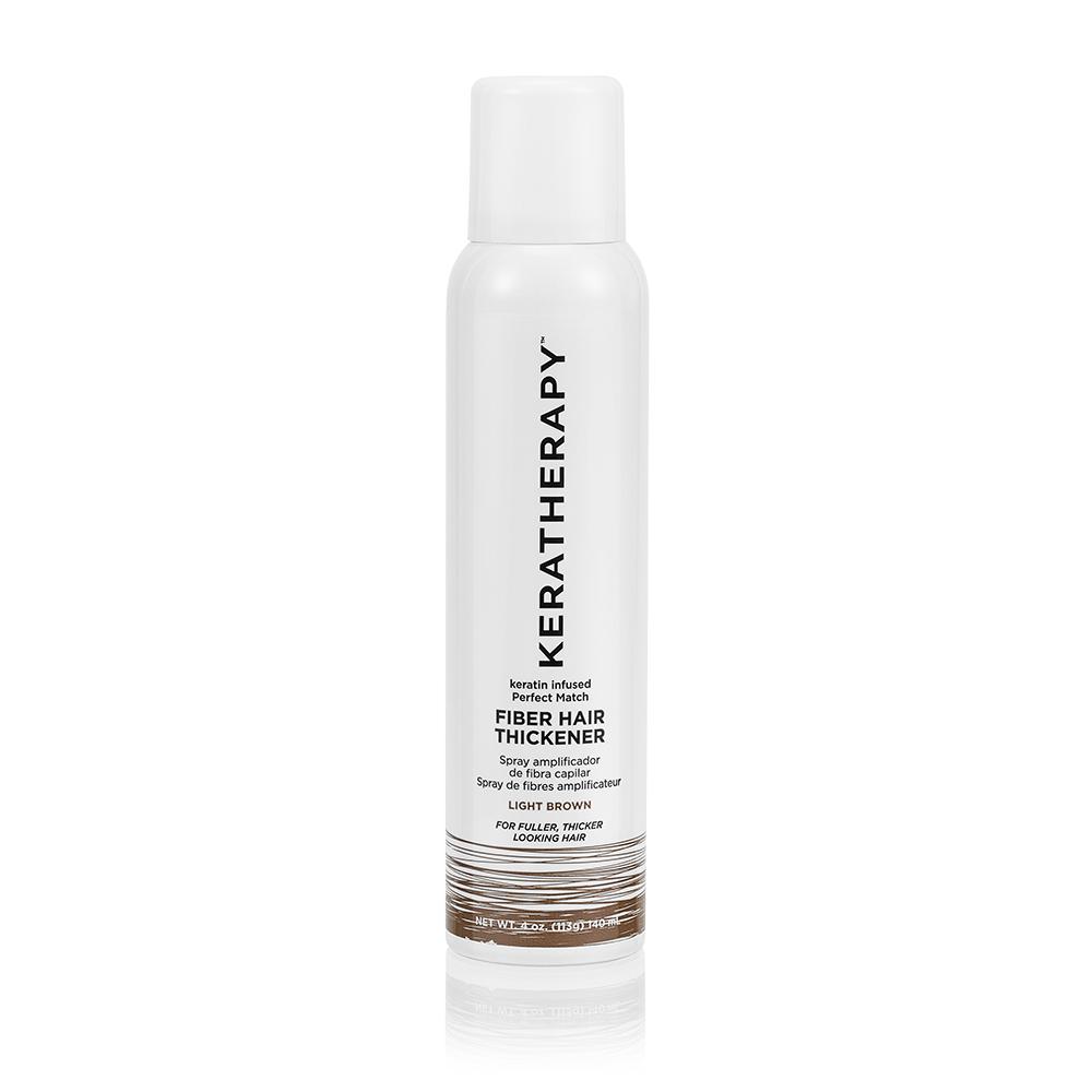 KERATHERAPY FIBER HAIR THICKENER LIGHT BROWN 151ML