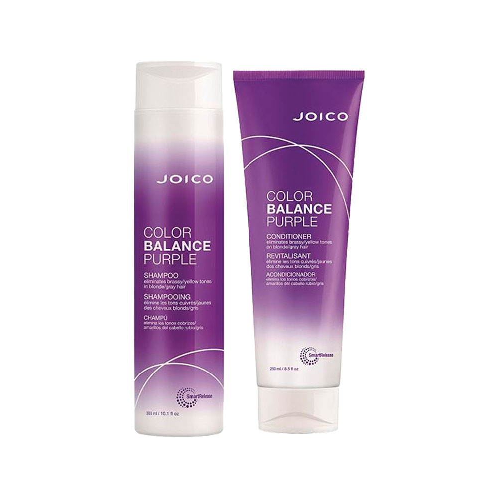 JOICO COLOR BALANCE PURPLE DUO SHAMPOO 300ML+CONDITIONER 250ML