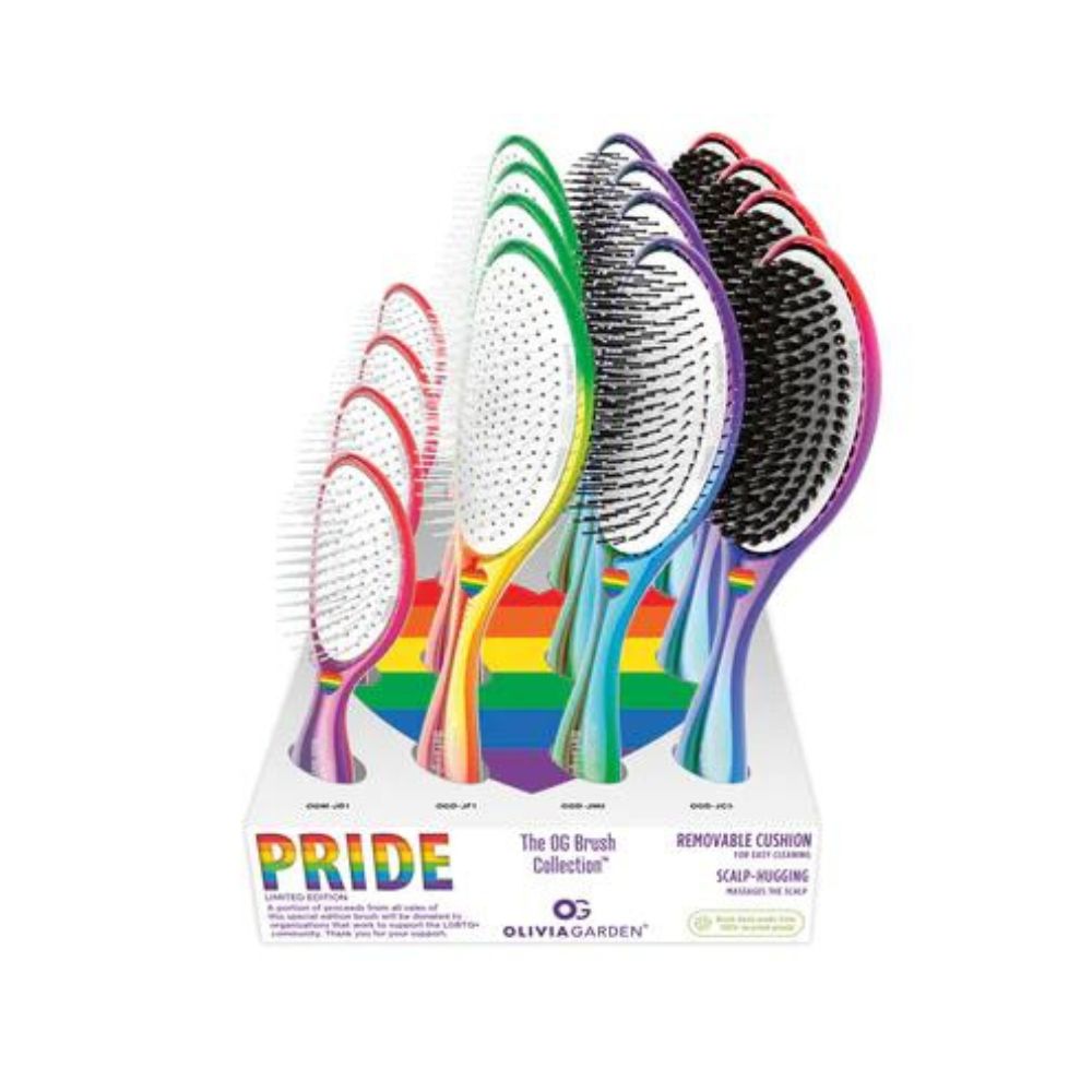 OLIVIA GARDEN PRIDE SET OF 16 BRUSHES