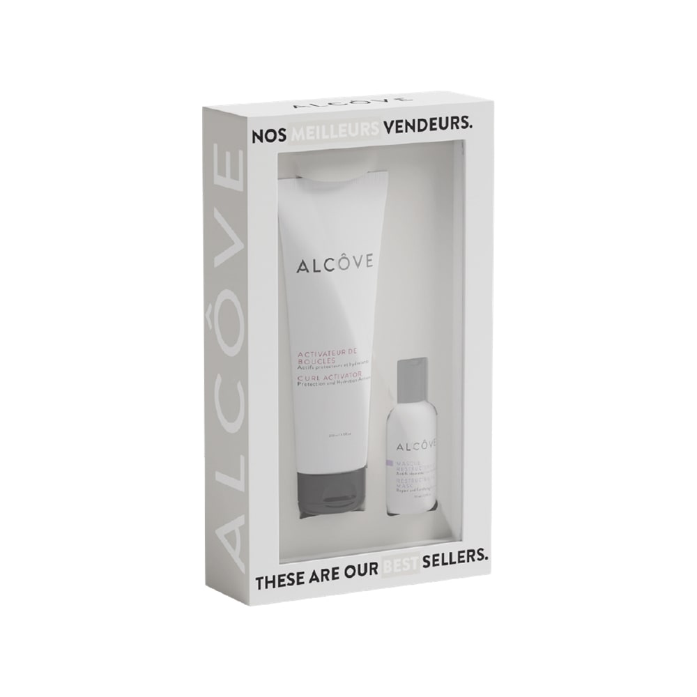 ALCOVE DUO BOUCLES 250ML/MASQUE RESTRUCTURANT 55ML