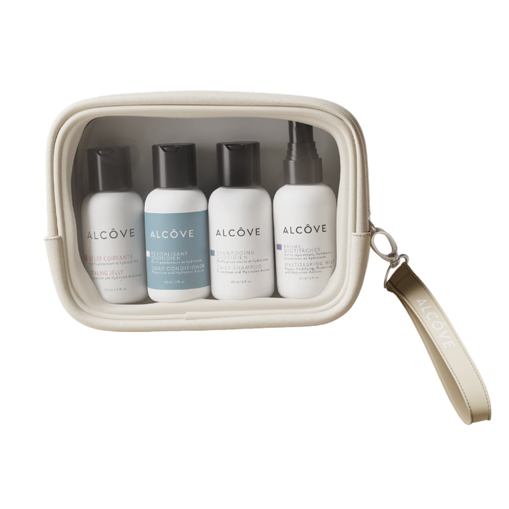 ALCOVE 4 TRAVEL SIZES KIT WITH KEY CHAIN BAG