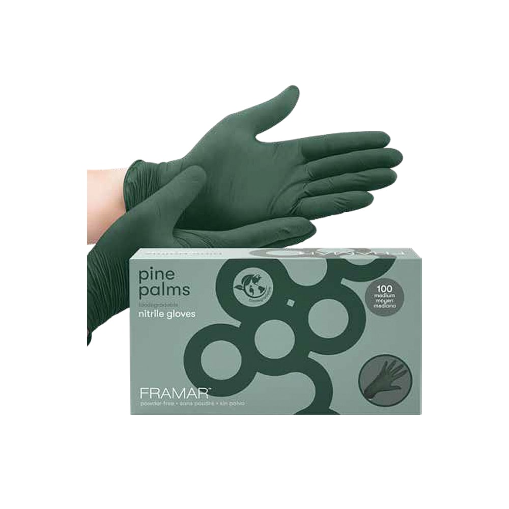 FRAMAR GANT DE NITRILE BIODEGRADABLE MOYEN  BTE100