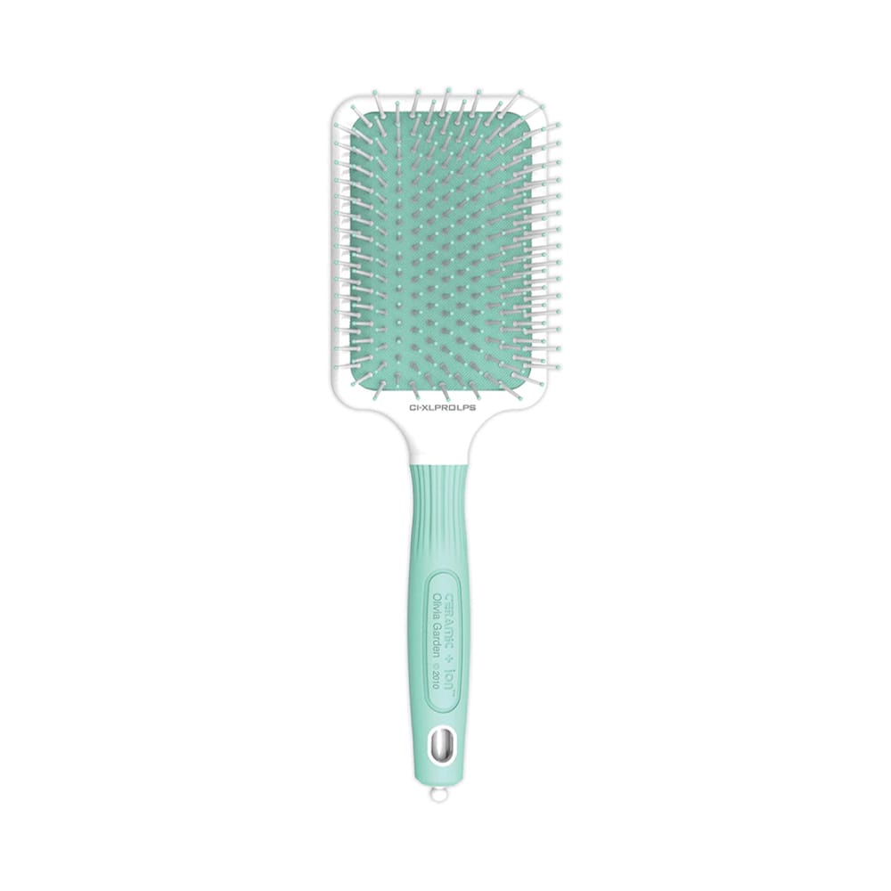 OLIVIA GARDEN PASTEL GREEN CUSHION BRUSH
