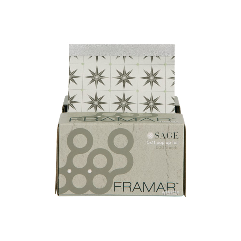 FRAMAR SAGE FEUILLE PAPIER ALUMINIUM BTE500