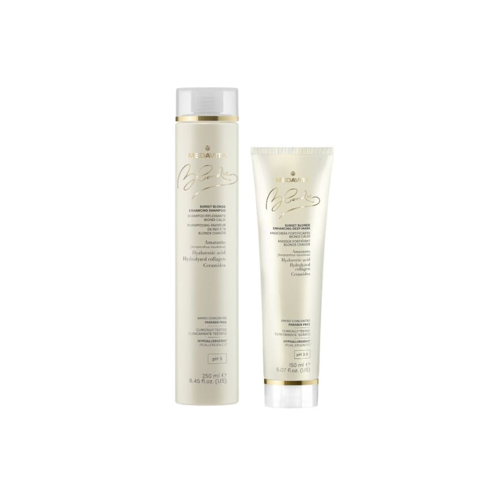 MEDAVITA SUNSET BLONDE SHAMPOO ET MASK