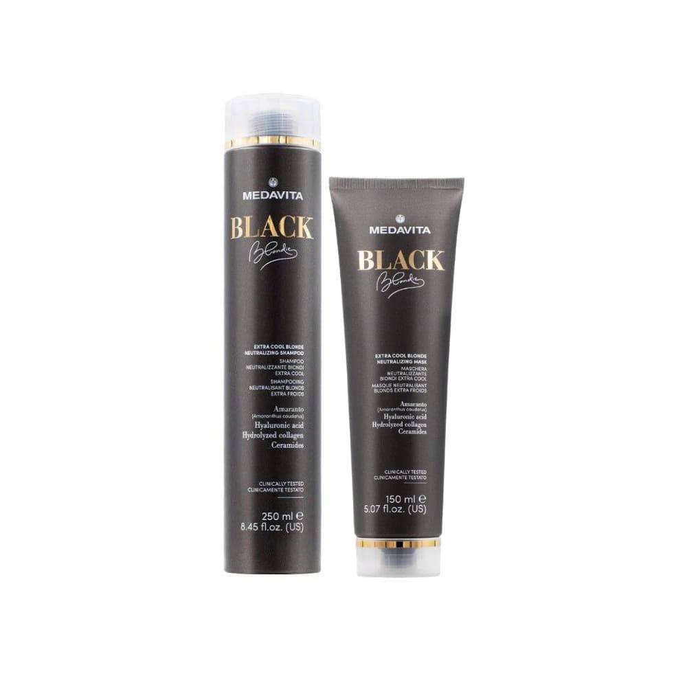 MEDAVITA BLACK BLONDIE DUO SHAMPOO 250ML/MASK 150ML SEPT-OCT 2026