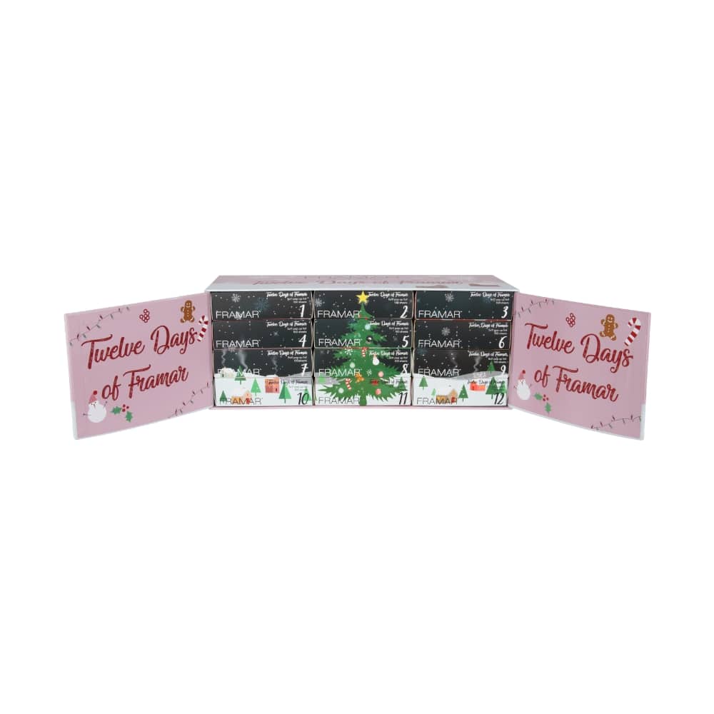 FRAMAR 12-DAY ADVENT CALENDAR ALUMINUM FOIL