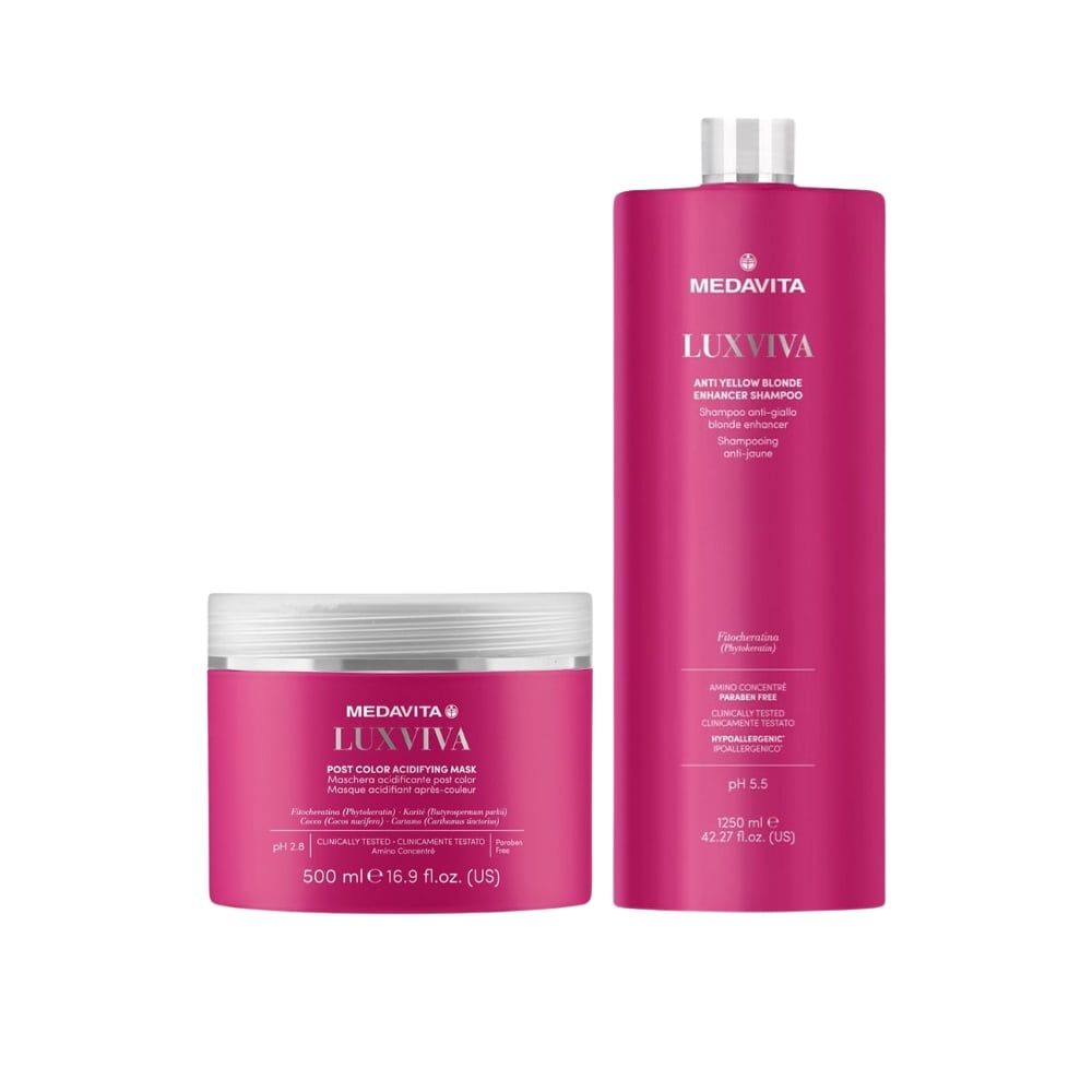 MEDAVITA LUXVIVA DUO SHAMP 1250ML MASQUE 500ML