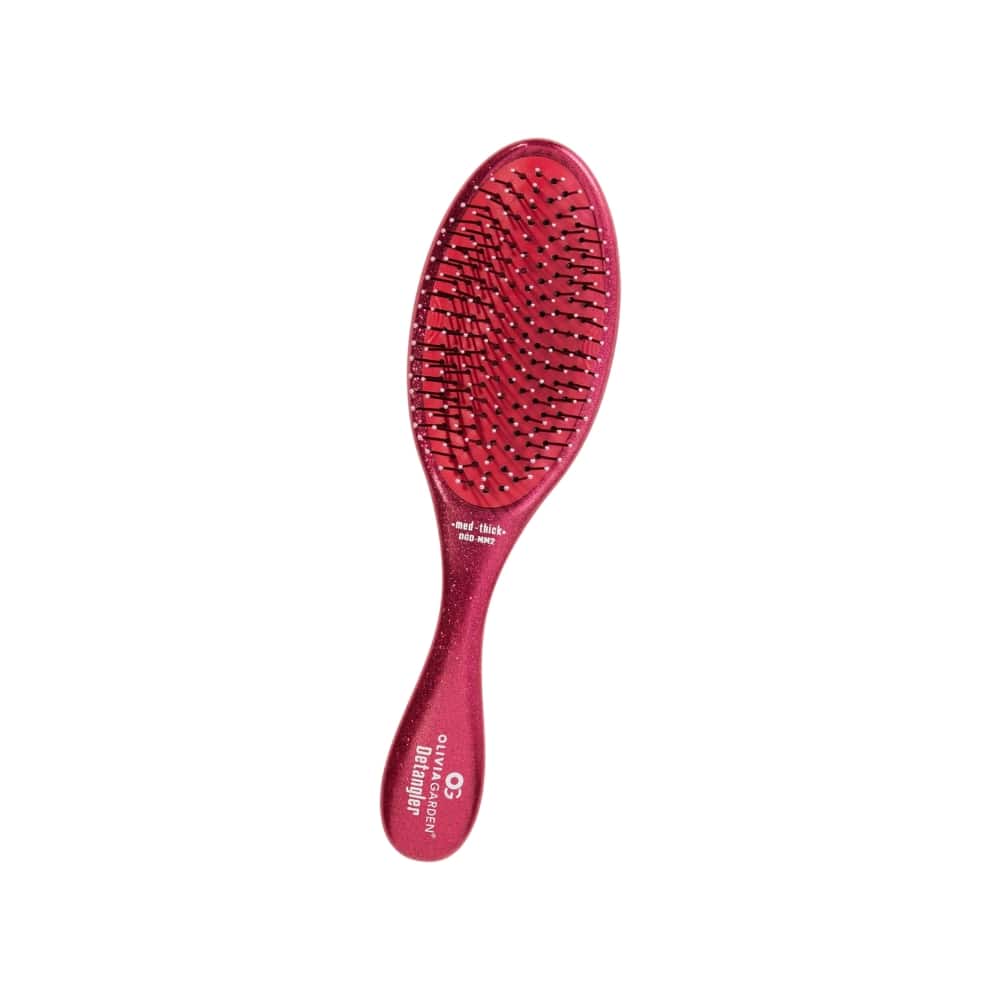 OLIVIA GARDEN GLITTER BROSSE DEMELANTE ROUGE CHEVEUX EPAIS