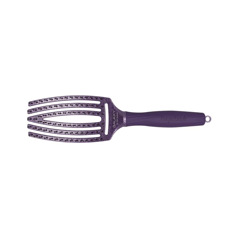 OLIVIA GARDEN GALAXY FINGERBRUSH MEDIUM IONIC BRISTLE BRUSH ED