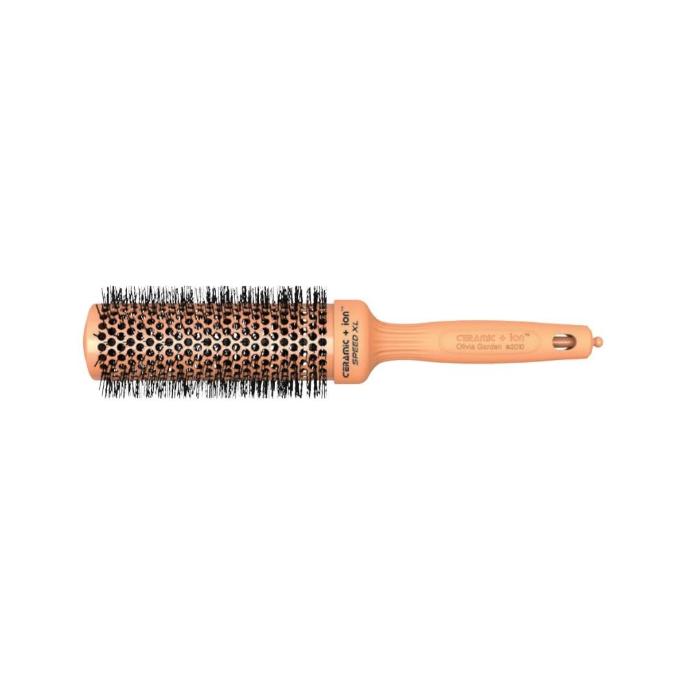 OLIVIA GARDEN CERAMIC ION SPEED XL BLOSSOM BRUSH 45MM ORANGE
