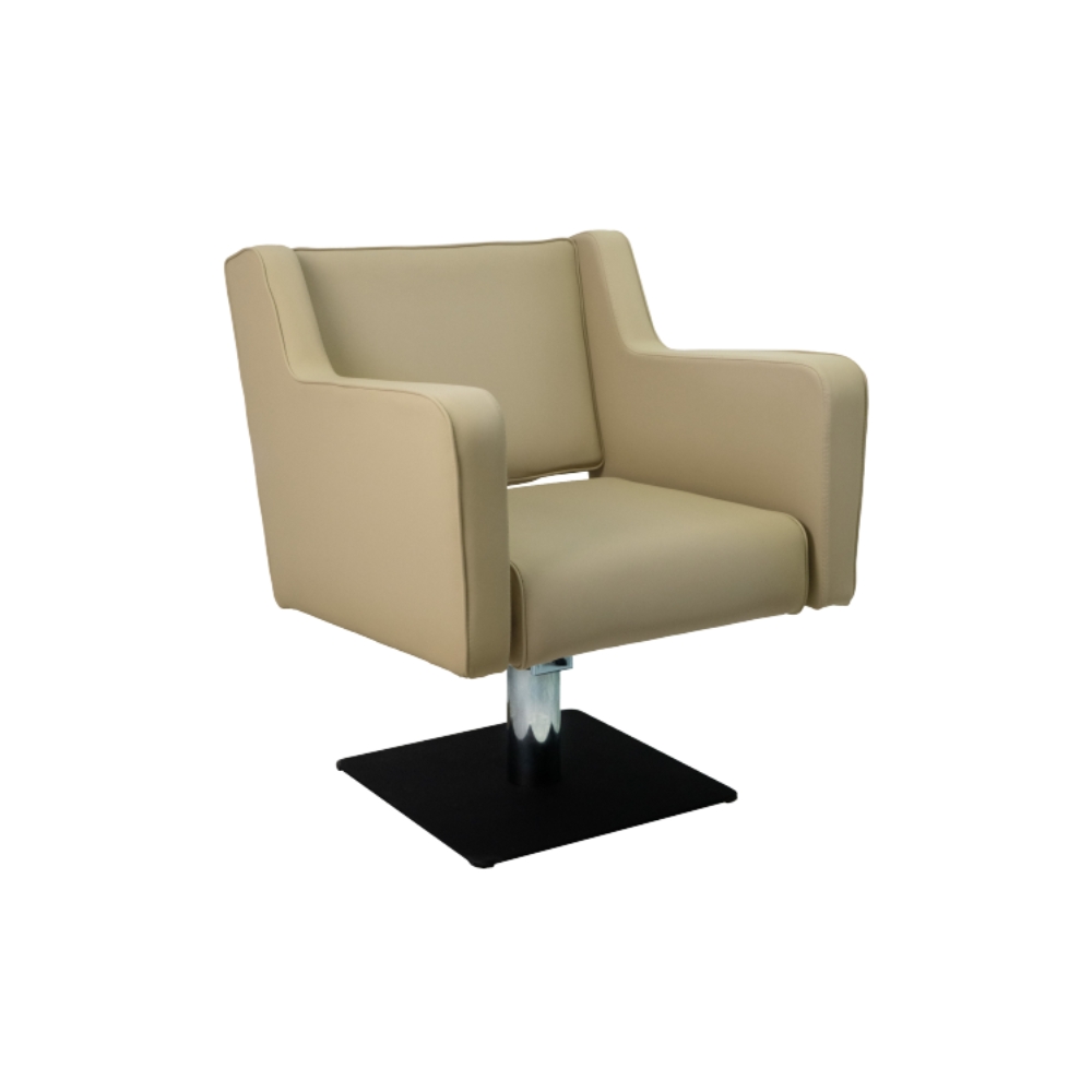 NOEMY BEIGE CHAIR SQUARE BASE T FOOTREST