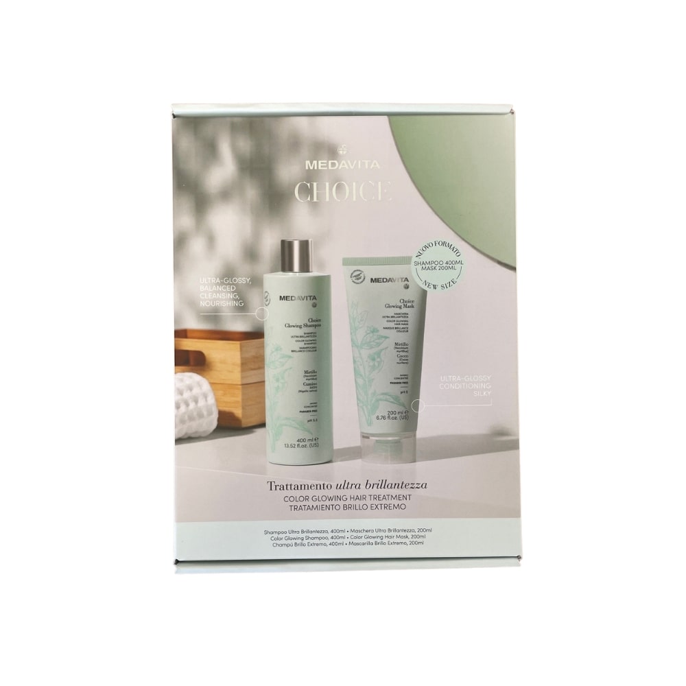 MEDAVITA CHOICE GLOWING DUO SHAMPOOING 400ML ET MASQUE 200ML