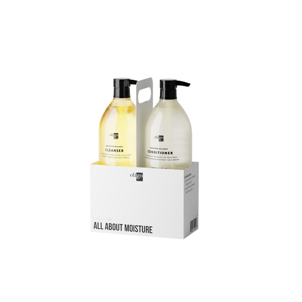 OLIGO CALURA DUO LITRE SHAMPOOING ET REVITALISANT HYDRATATION EQUILIBREE