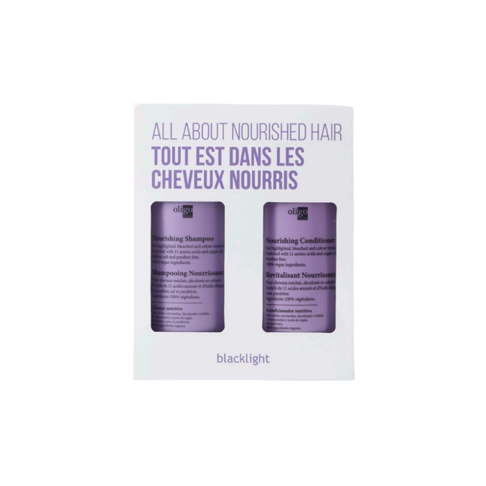 OLIGO BLACKLIGHT DUO DES FETES SHAMPOOING ET REVITALISANT NOURRISSANT 250ML 2025