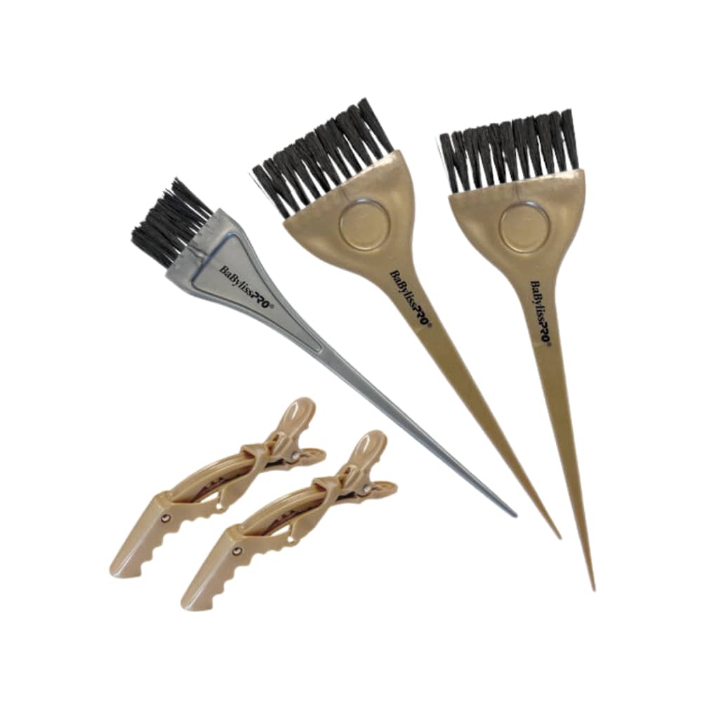 BABYLISSPRO ENSEMBLE DE COLORATION PINCES ET PINCEAUX