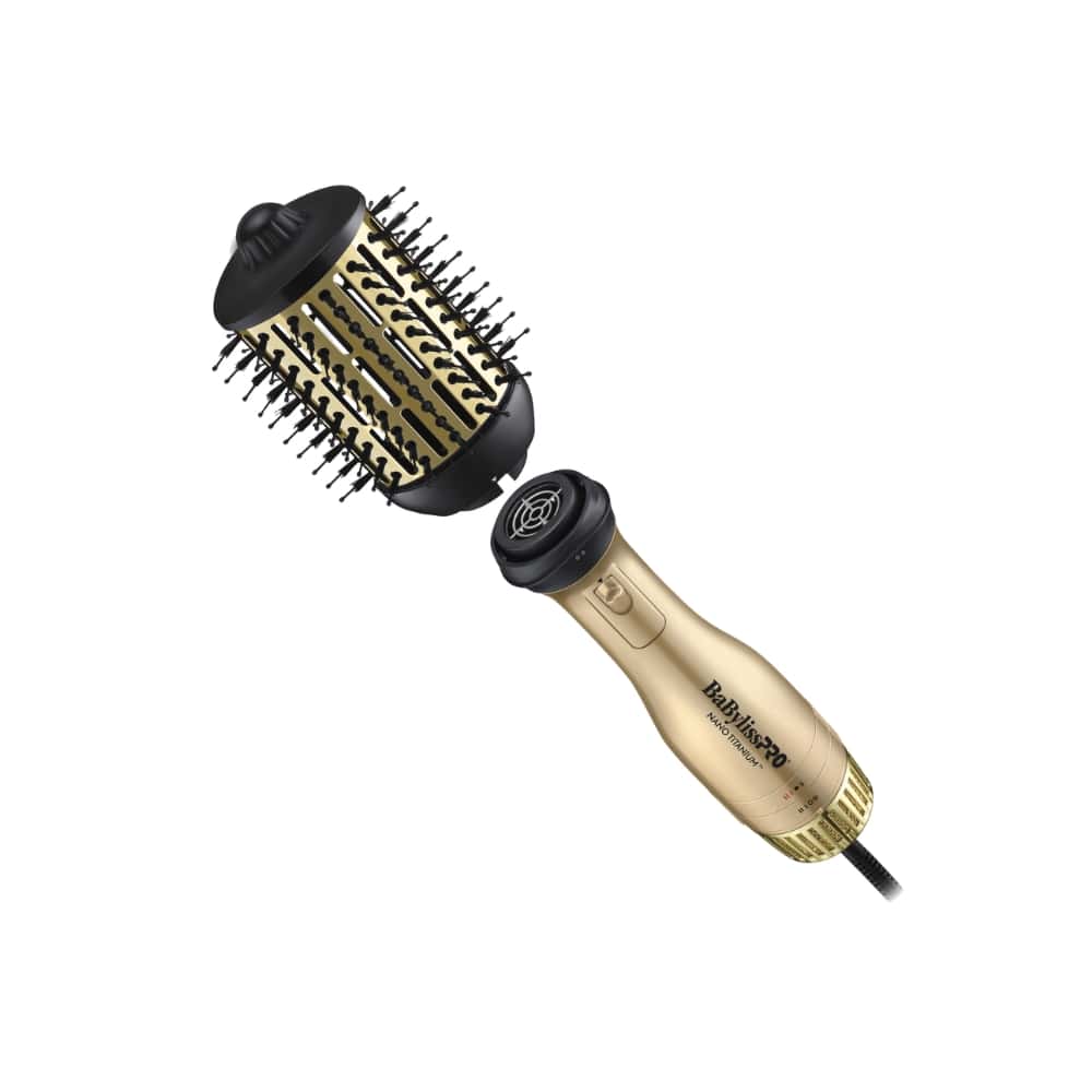 BABYLISSPRO NANO TITANIUM METALIX BROSSE ET SECHOIR DETACHABLE 3 EN 1