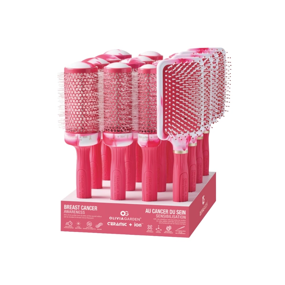 OLIVIA GARDEN DISPLAY 16 BRUSH CERAMIC ION BCA 2025