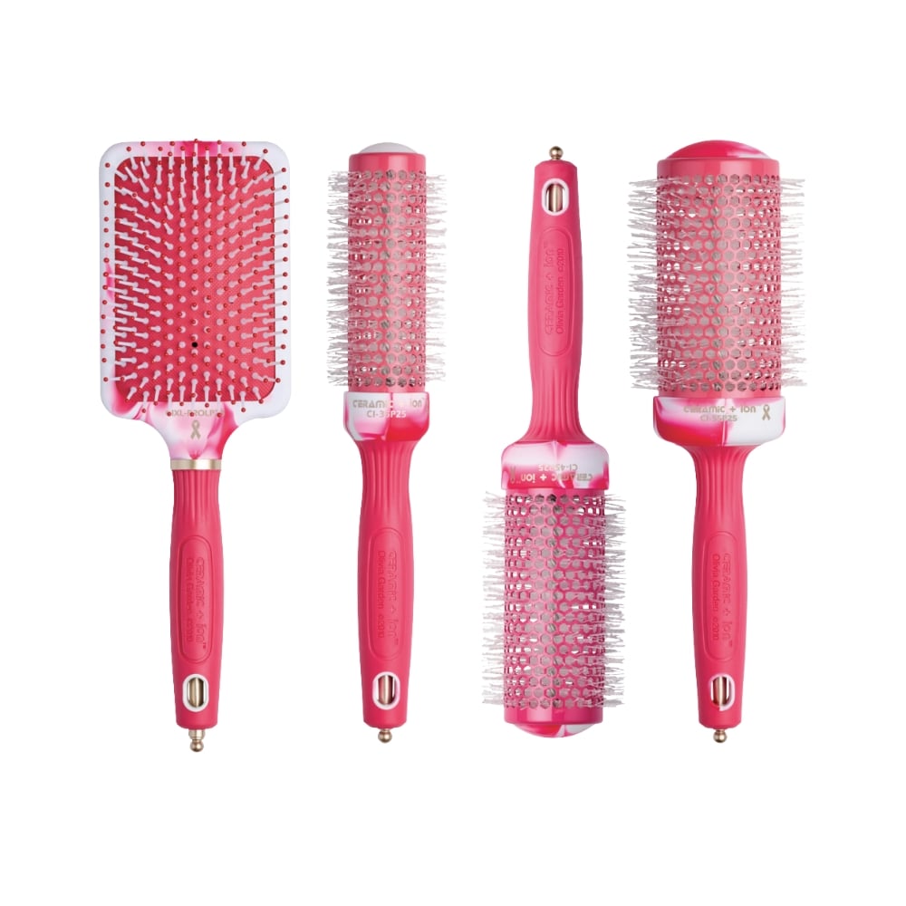 OLIVIA GARDEN ENSEMBLE DE 4 BROSSES CERAMIC ION BCA 2025