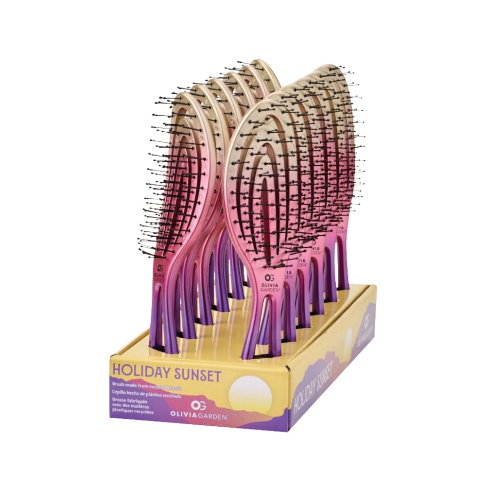 OLIVIA GARDEN SET OF 12 BRUSHES HOLIDAY SUNSET 2025